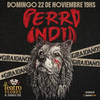 Perro Indio festeja 10 años en Flores