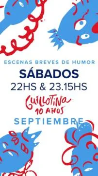 Guillotina 19 y 26 de septiembre 23.15 - Isla + Sexting + Sex Toy