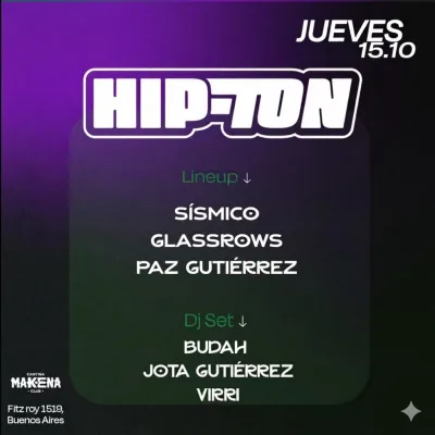 FIESTA HIP-TON VOL. 66 15/10 MAKENA CANTINA CLUB