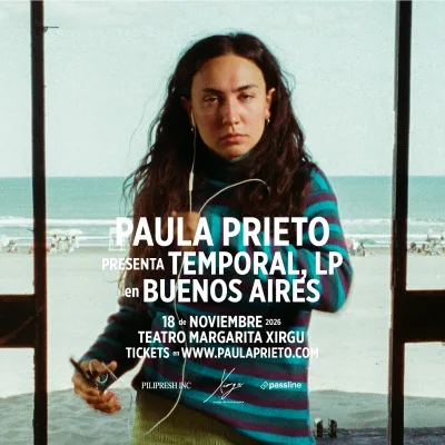 PAULA PRIETO presenta TEMPORAL, LP en Buenos Aires