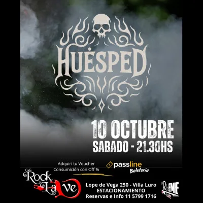 HUESPED - CAFE ROCK LA VE
