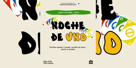 Noche de UNO a MIL PESOS!